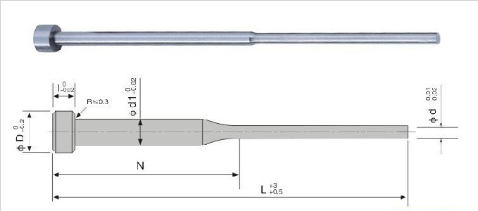 SKD-61托針（雙節(jié)頂針）